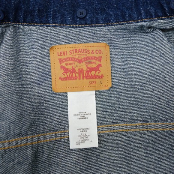 New Levi's Youth Unisex Denim Jacket - Picture 5 of 5